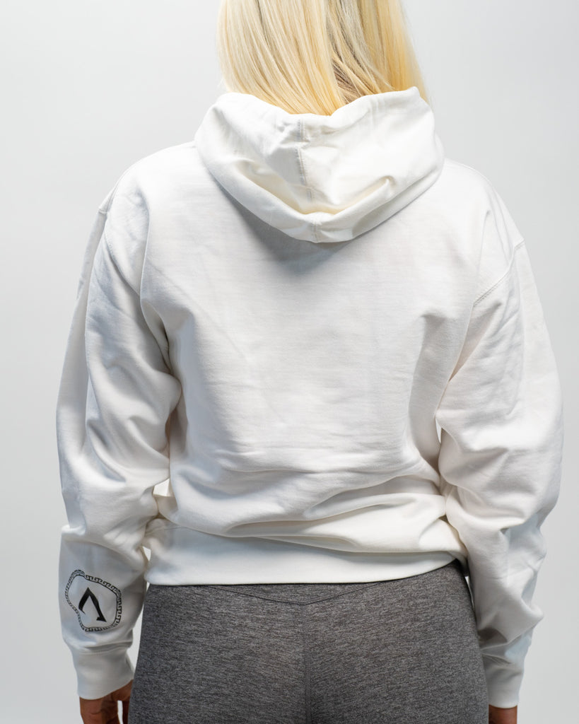 White Alpha Hoodie