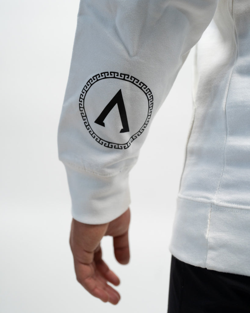 White Alpha Hoodie