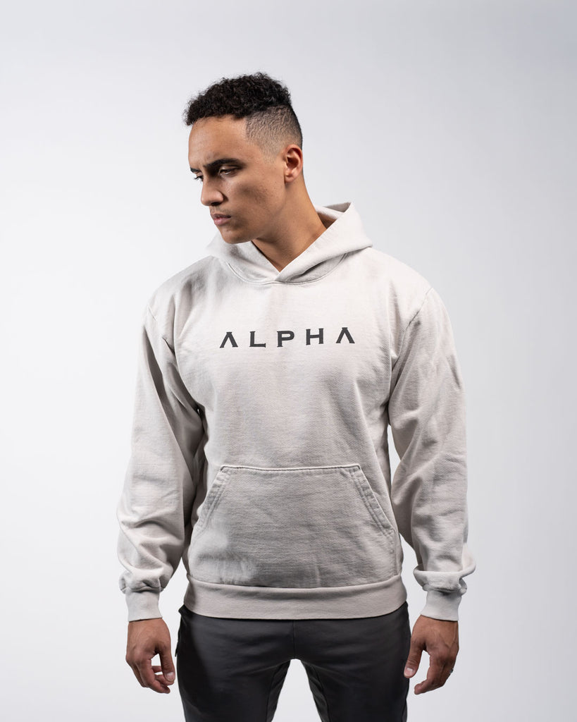 Alpha Oversized Tan Hoodie