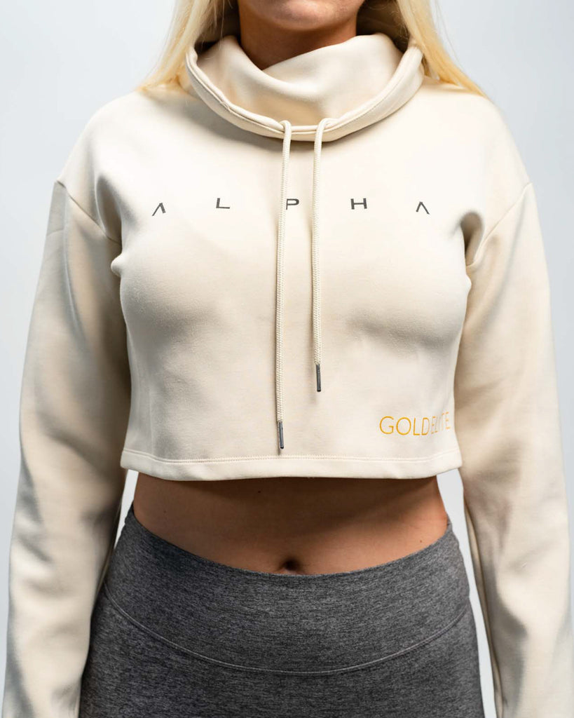 Alpha Cropped Hoodie